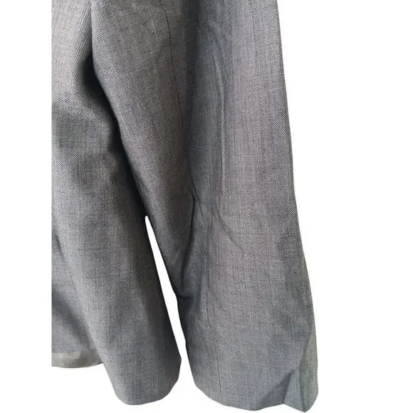 Giorgio Armani Gray Wool Silk Blend Jacket Blazer Size 46 (US 12) Made in Italy - Picture 10 of 16